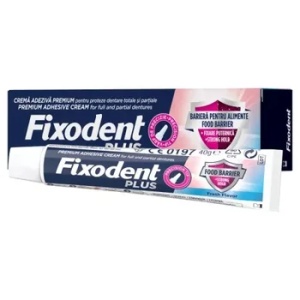 FIXODENT PLUS FOOD BARRIER FRESH PASTA ADEZIVA * 40 ML