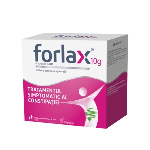FORLAX, 10 G PULBERE PENTRU SOLUTIE ORALA * 20 PLICURI