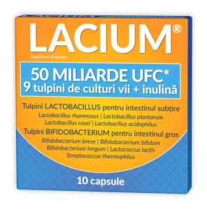Lacium, 50 miliarde UFC, 10 capsule, Zdrovit