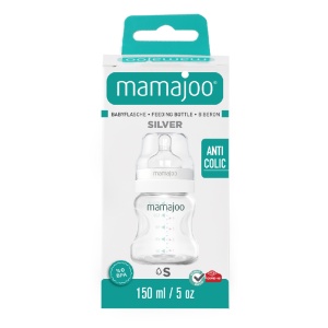MAMAJOO BIBERON SILVER+TETINA NR.1/S * 150 ML MMJ1035