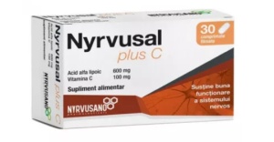 NYRVUSAL PLUS C * 30 COMPRIMATE