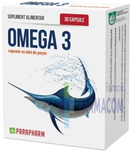 OMEGA 3 ULEI PESTE 1500 MG * 30 CAPSULE PARAPHARM