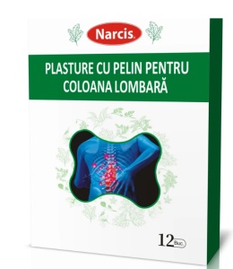 PLASTURI NARCIS CU PELIN PENTRU COLOANA * 12 BUC NPP01