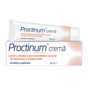 Proctinum Crema pentru hemoroizi, 30 ml, Zdrovit