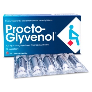 Procto-Glyvenol, 10 supozitoare, Recordati