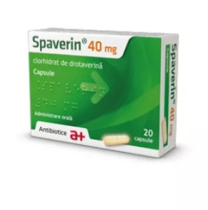 SPAVERIN 40 MG * 20 CAPSULE
