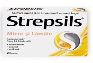 STREPSILS MIERE SI LAMAIE * 24 COMPRIMATE