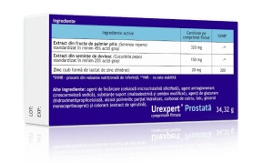 UREXPERT PROSTATA * 30 COMPRIMATE FILMATE, ANTIBIOTICE SA - Img 2