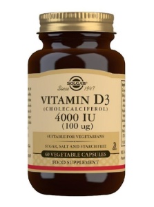 VITAMINA D3 4000 UI * 60 CAPSULE VEGETALE SOLGAR