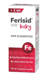 ZDROVIT FERISID(FIER ELEMENTAR) BABY 1 AN+ SUSPENSIE ORALA * 50 ML