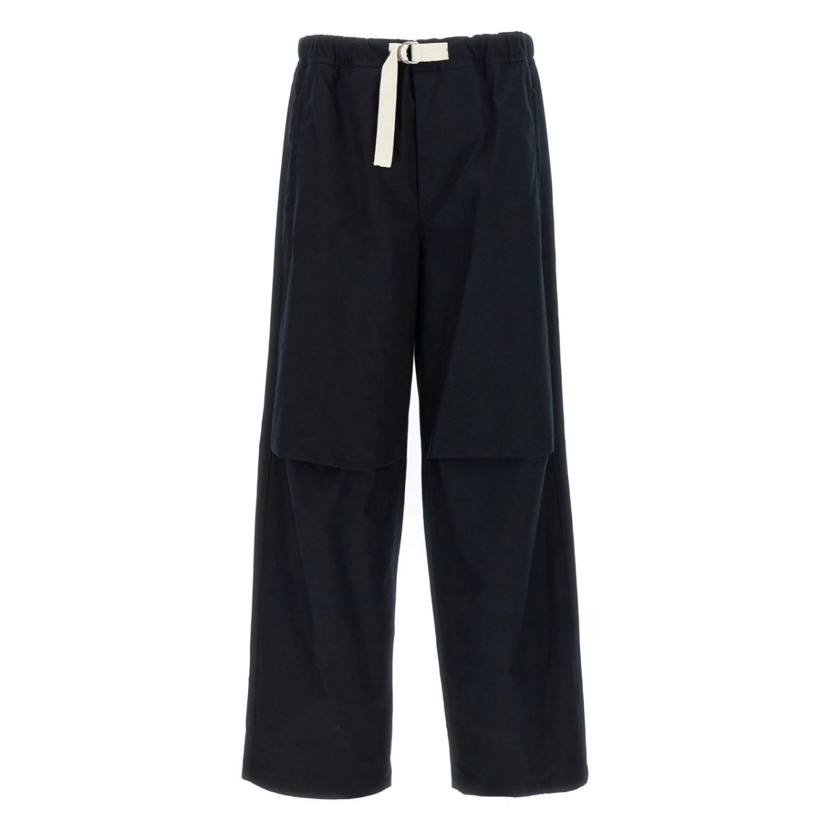 268 belted straight-leg trousers