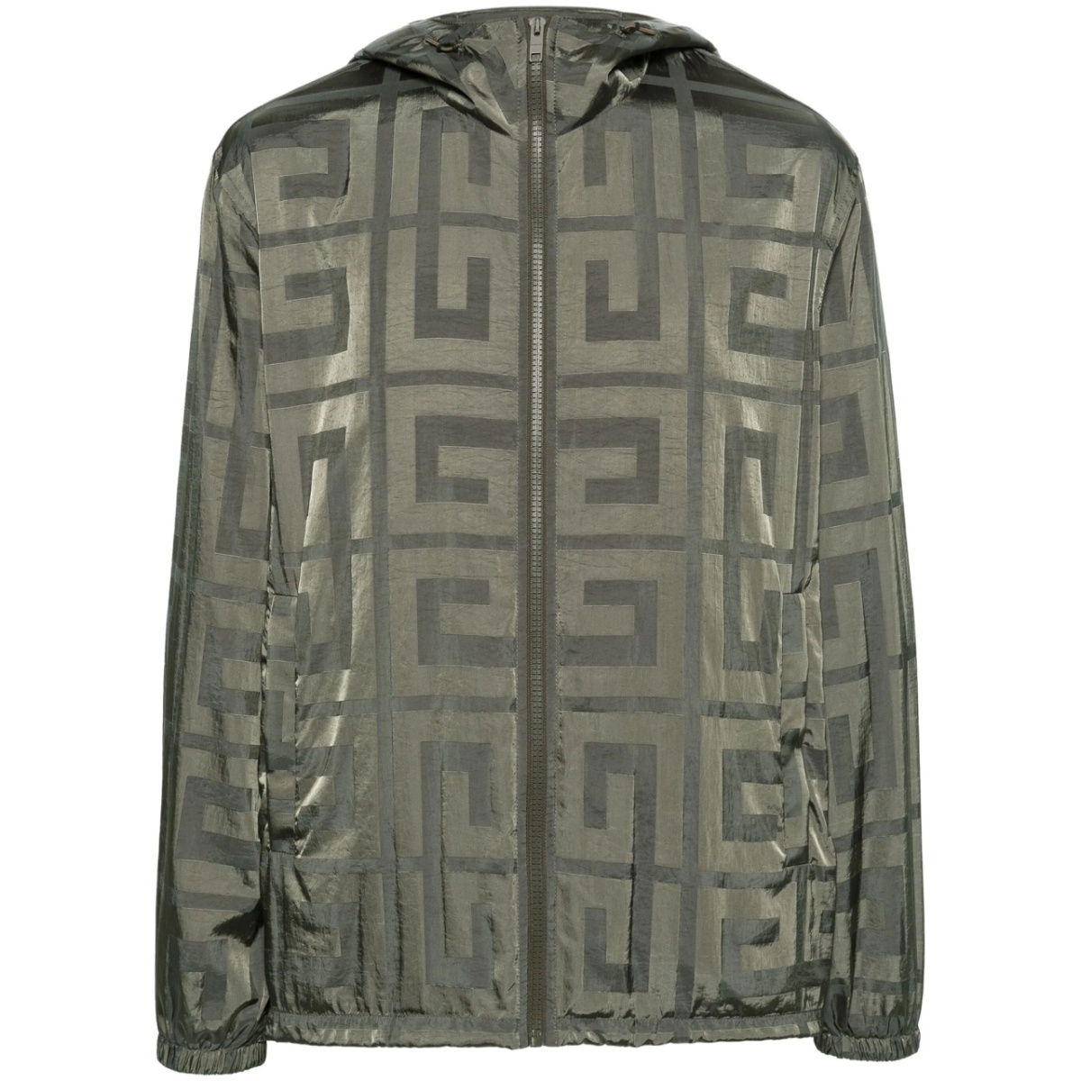 4G-motif taffeta jacket
