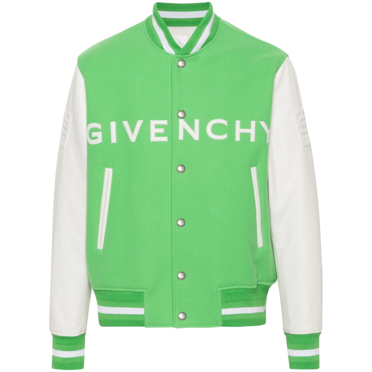 4G wool-blend varsity jacket