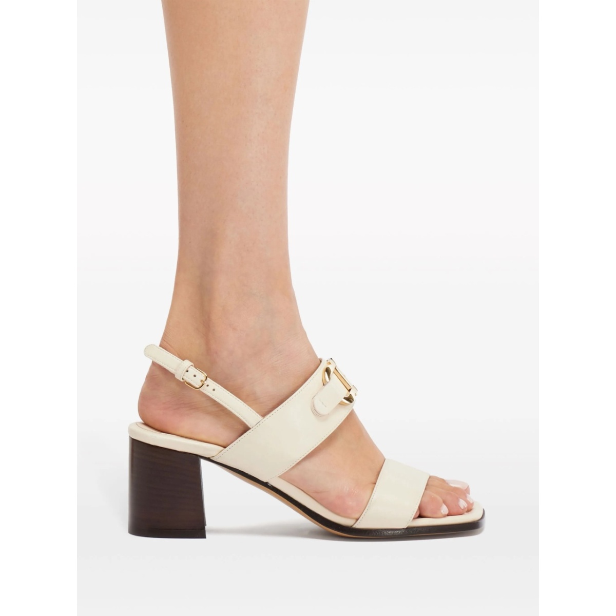 55mm Gancini-buckle leather sandals - Img 5