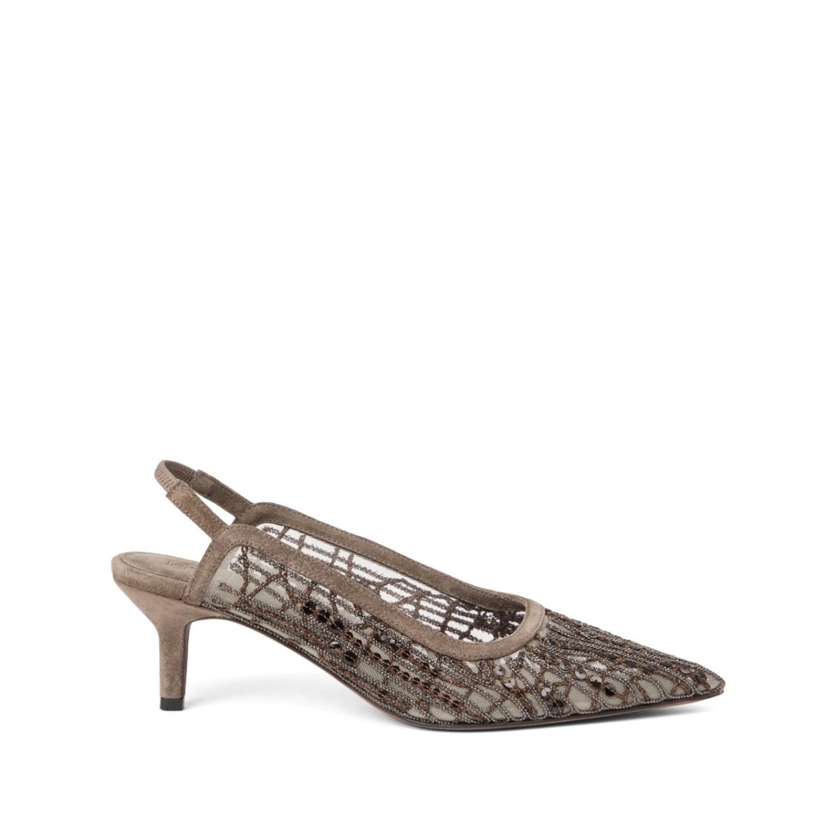 55mm sequin-embellished pumps