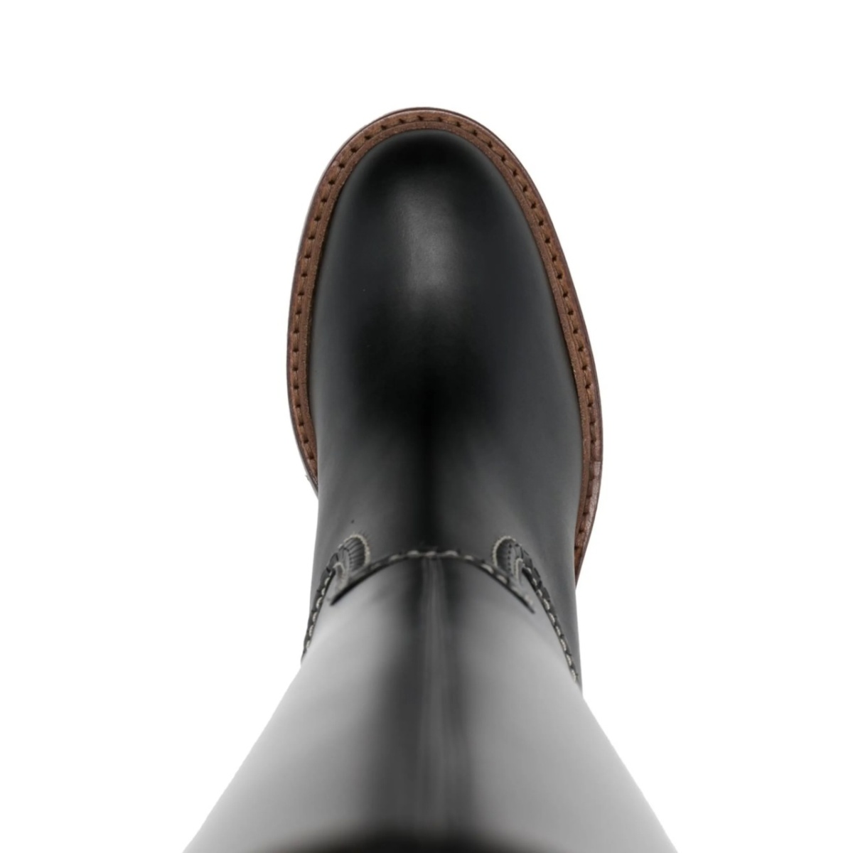 60mm heeled leather boots - Img 4