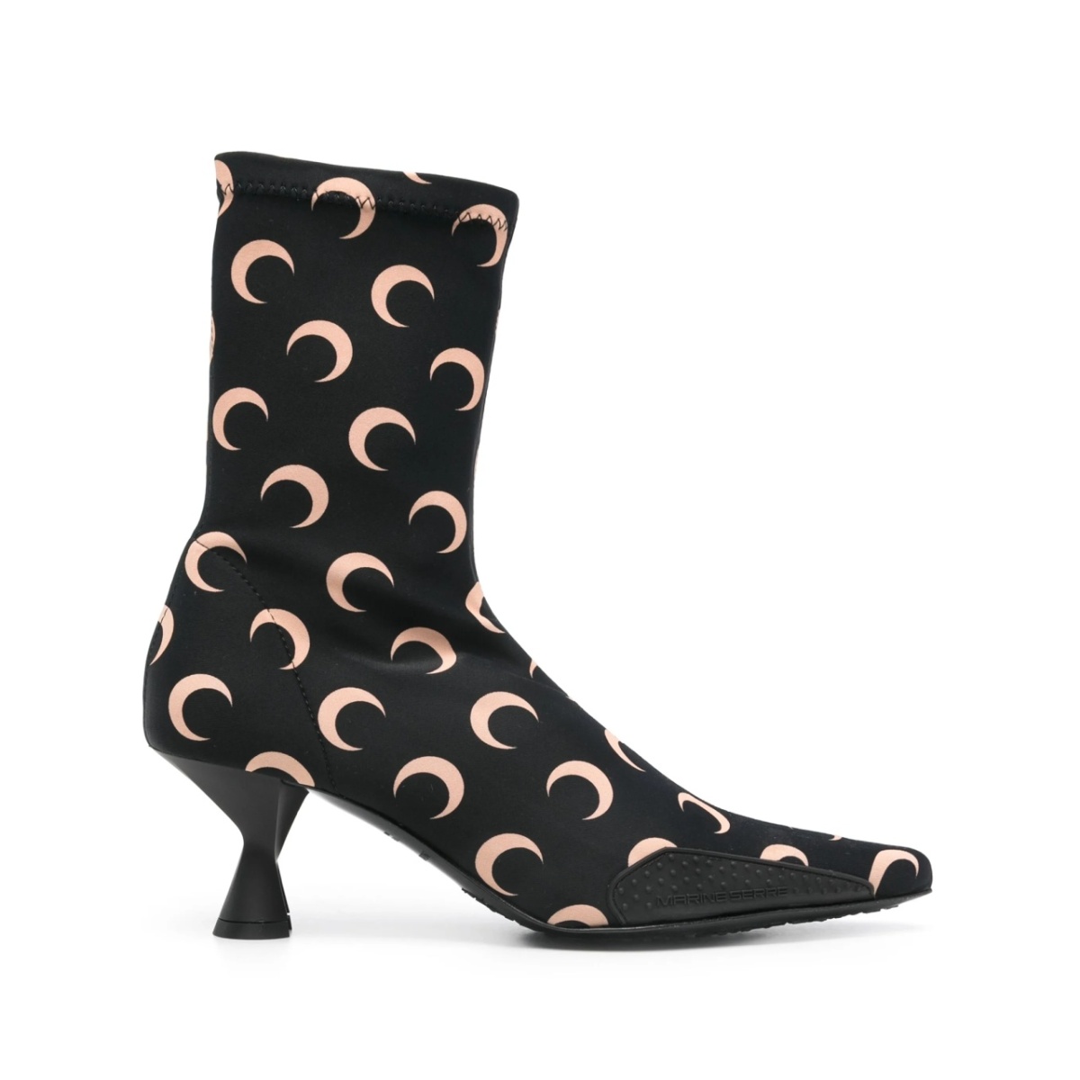 60mm moon-printed jersey boots