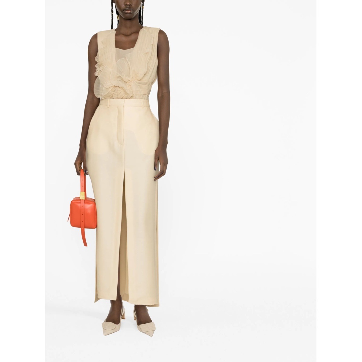 A-line slit maxi skirt - Img 2
