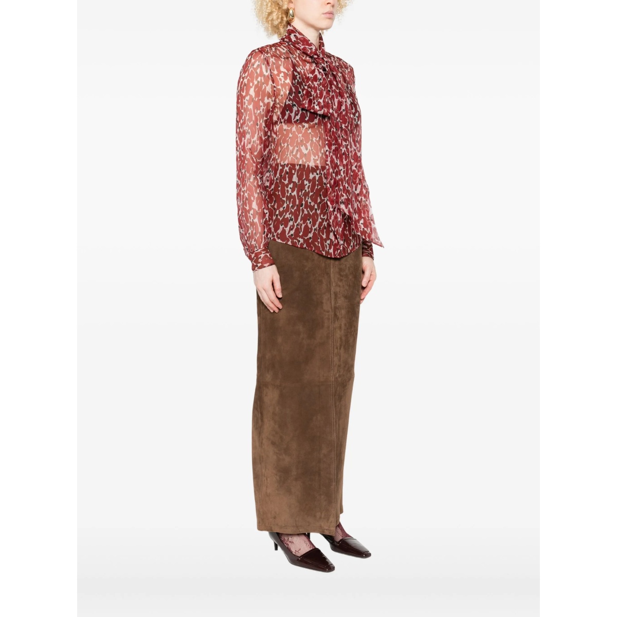 abstract-pattern blouse - Img 3