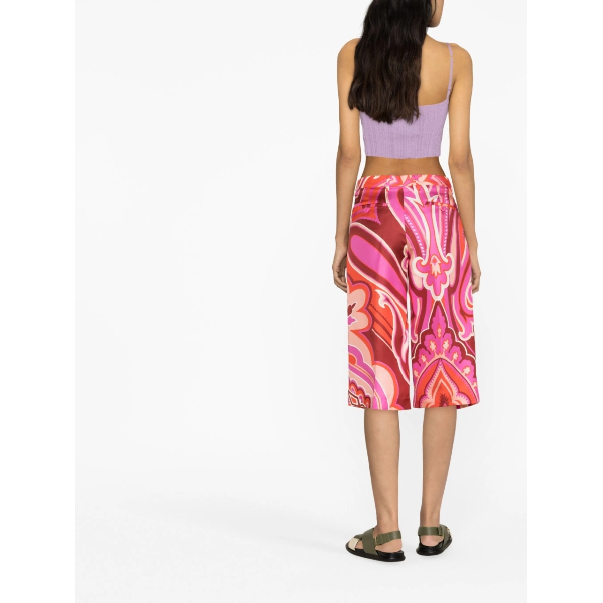all-over graphic-print shorts - Img 3