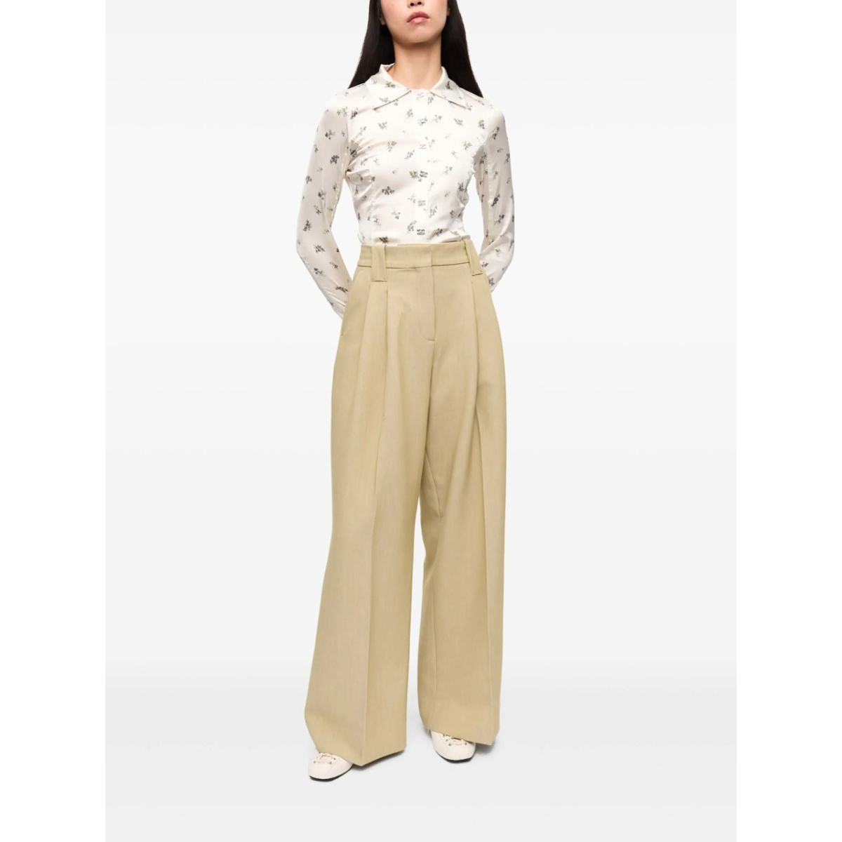 appliqué palazzo pants - Img 2