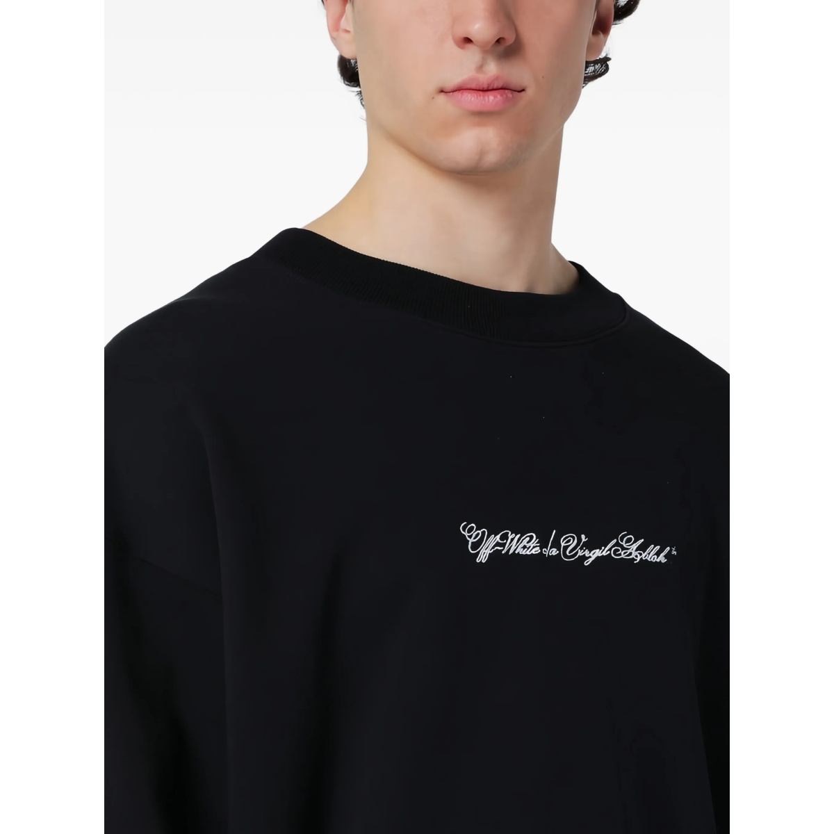 Arrow-print crew-neck sweatshirt - Img 5