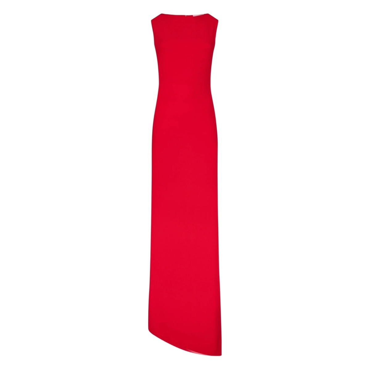 asymmetric hem maxi dress