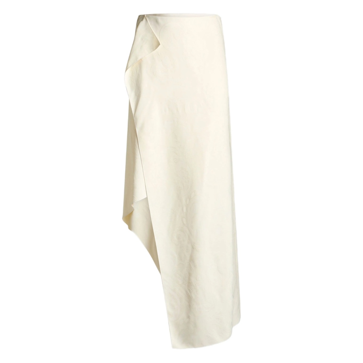 asymmetric midi skirt