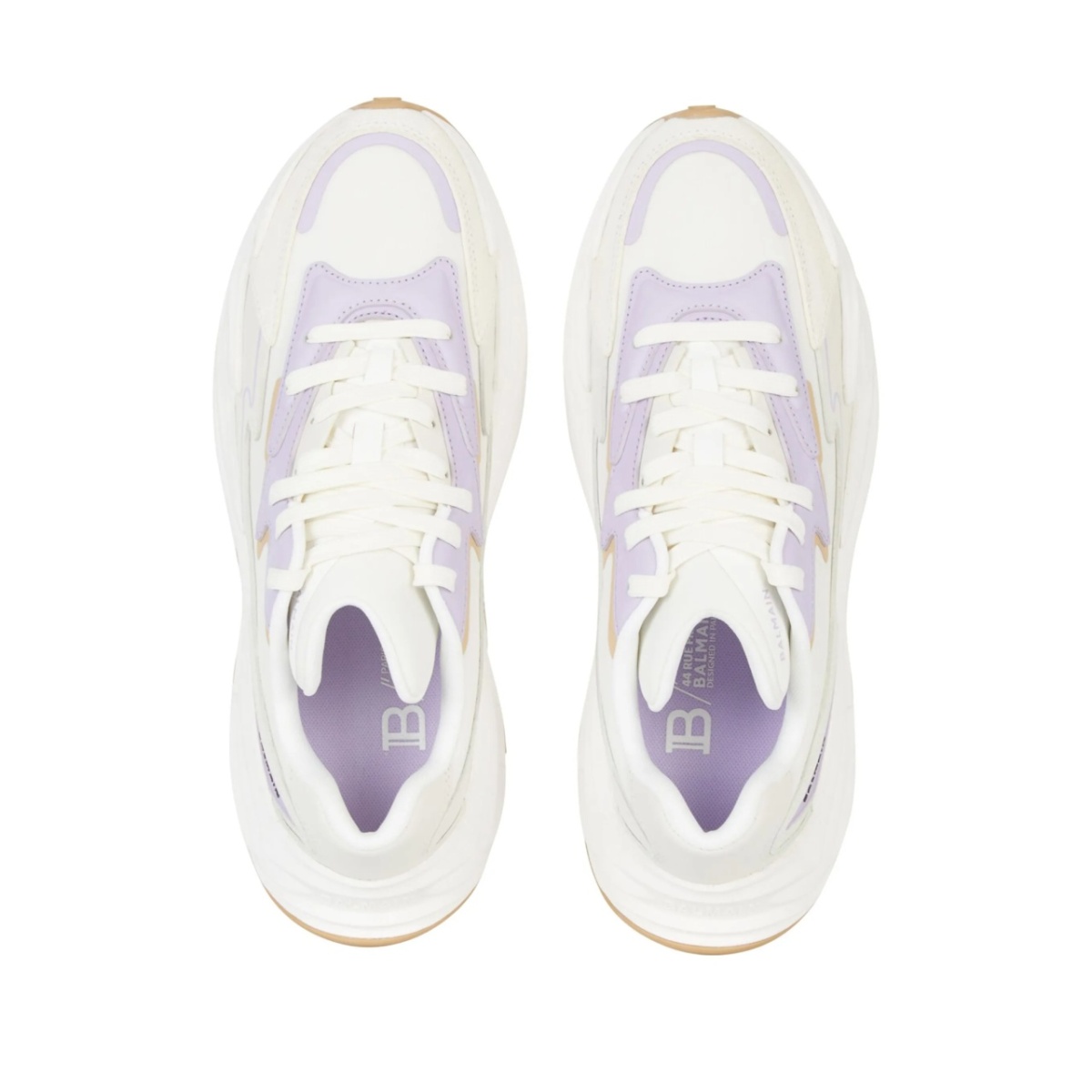 B-DR4G0N panelled lace-up sneakers - Img 4
