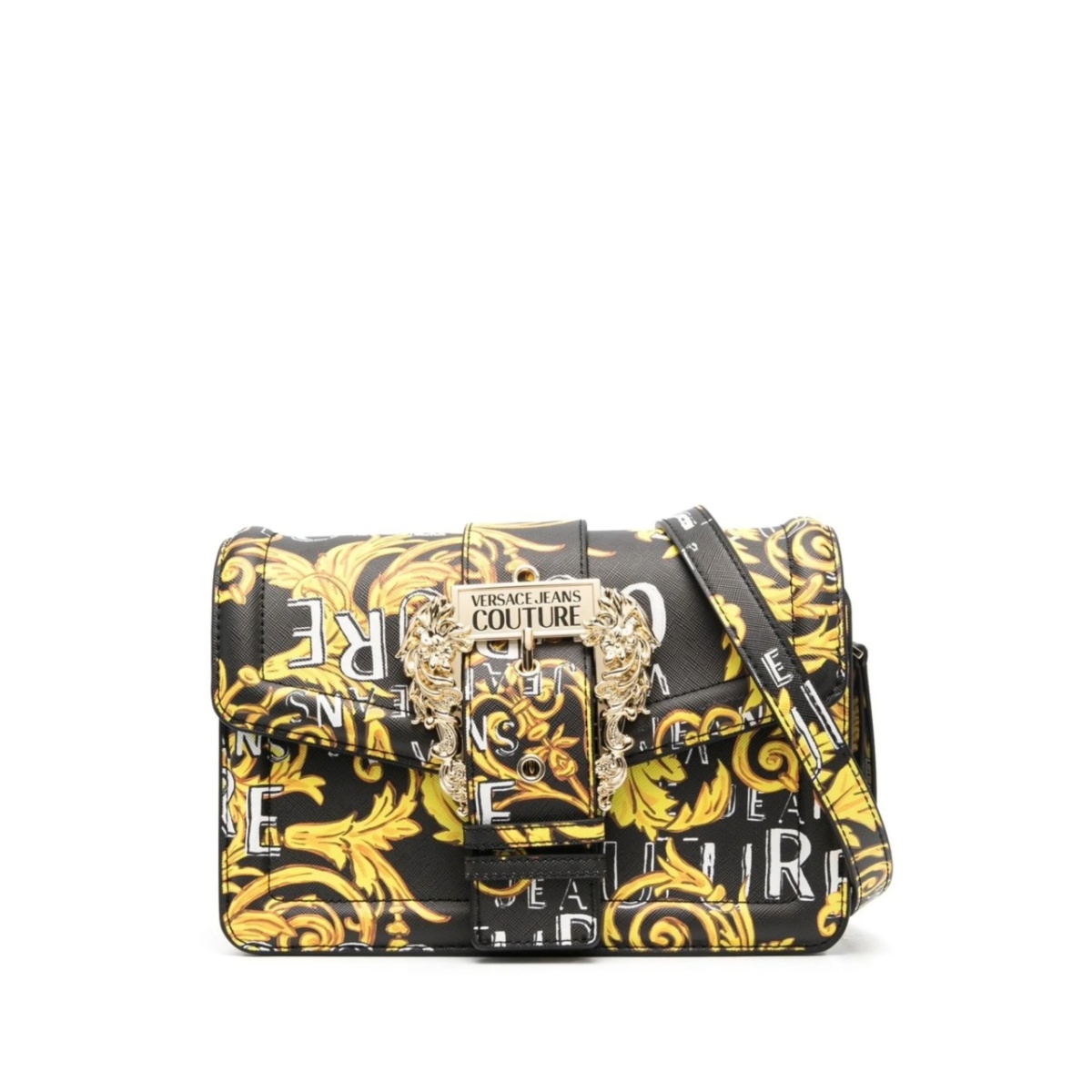 Barocco buckle logo-print print tote bag