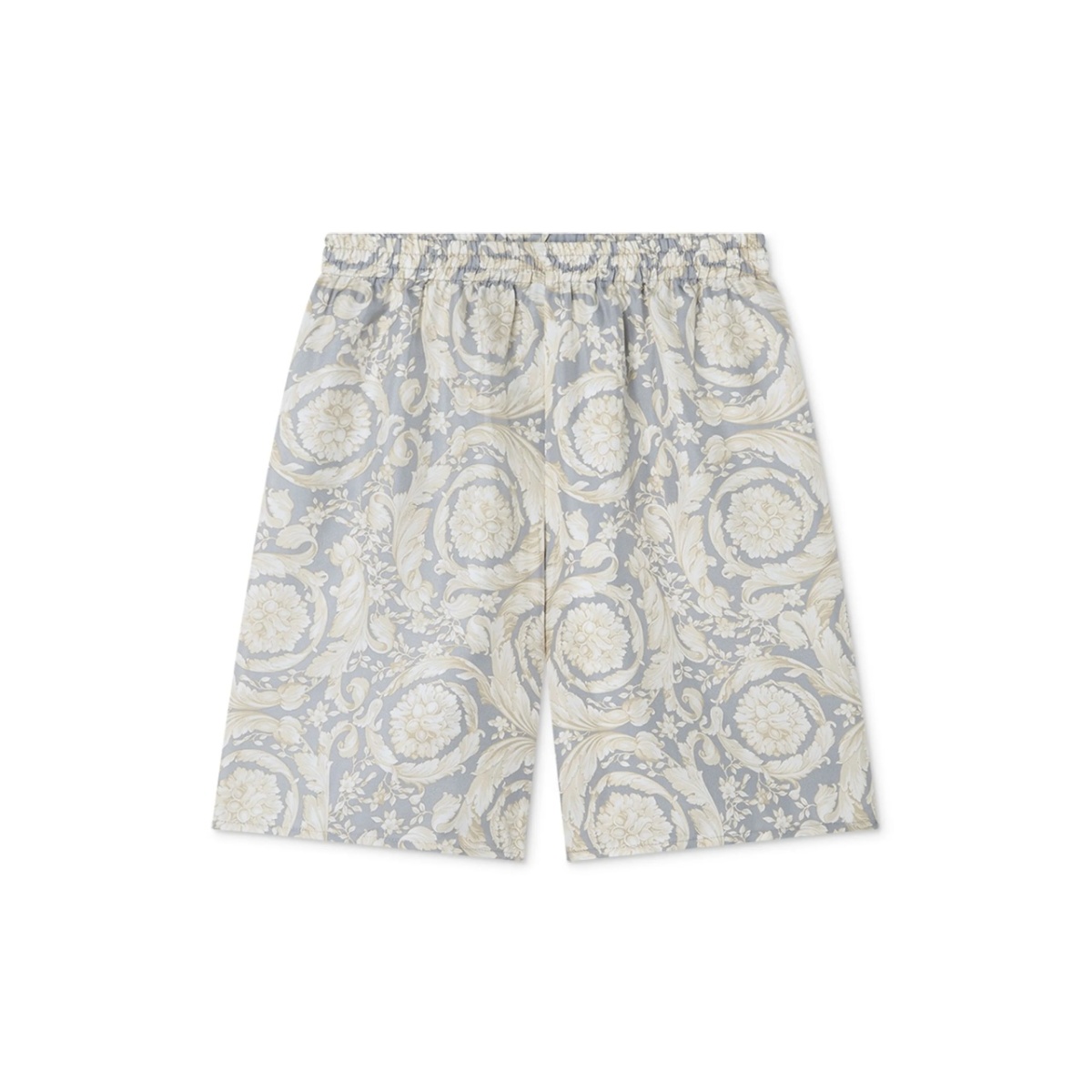 Barocco-print silk bermuda shorts