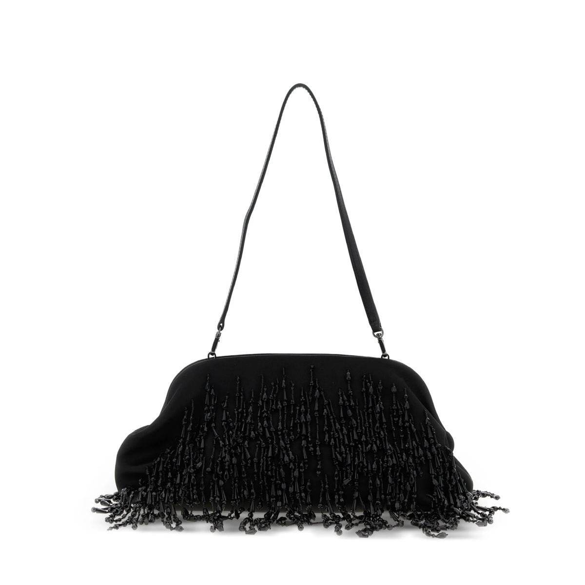beaded-fringe clutch