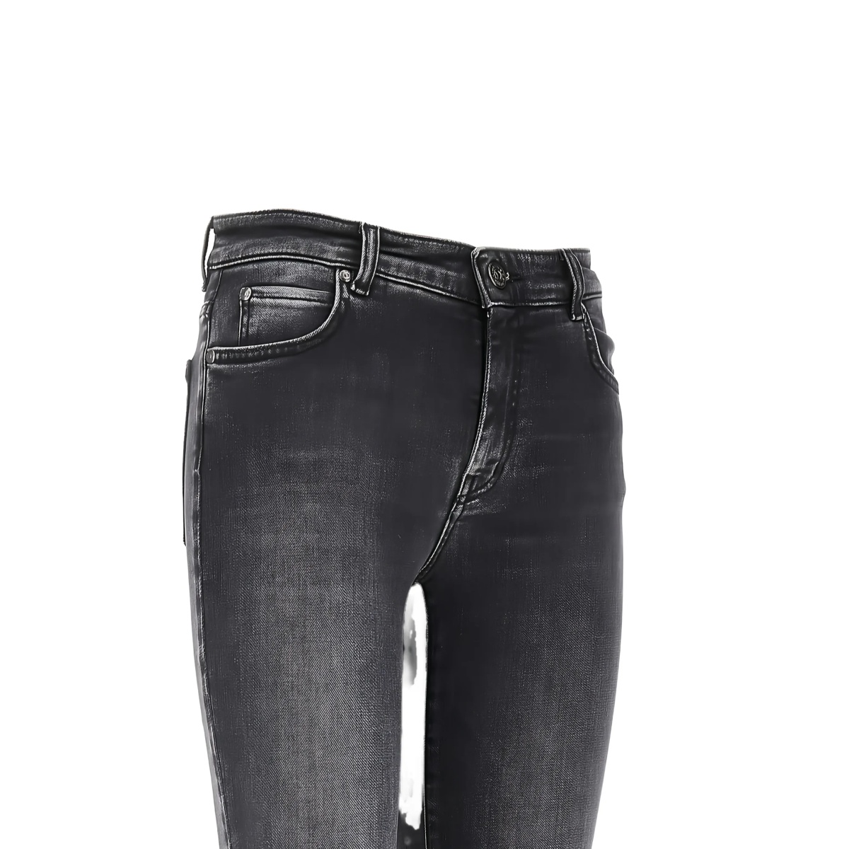 belt loops cropped jeans - Img 2