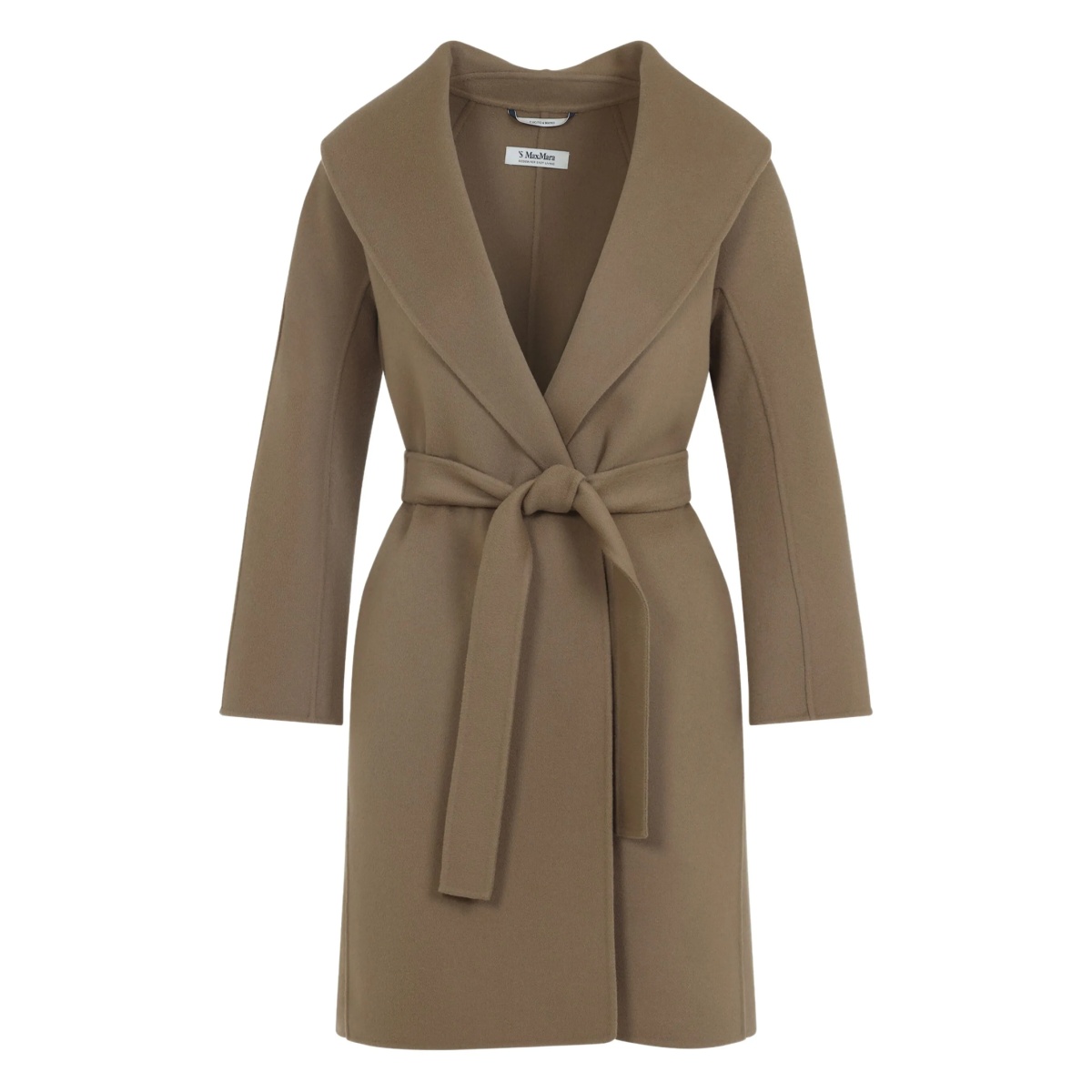 belted wrap coat