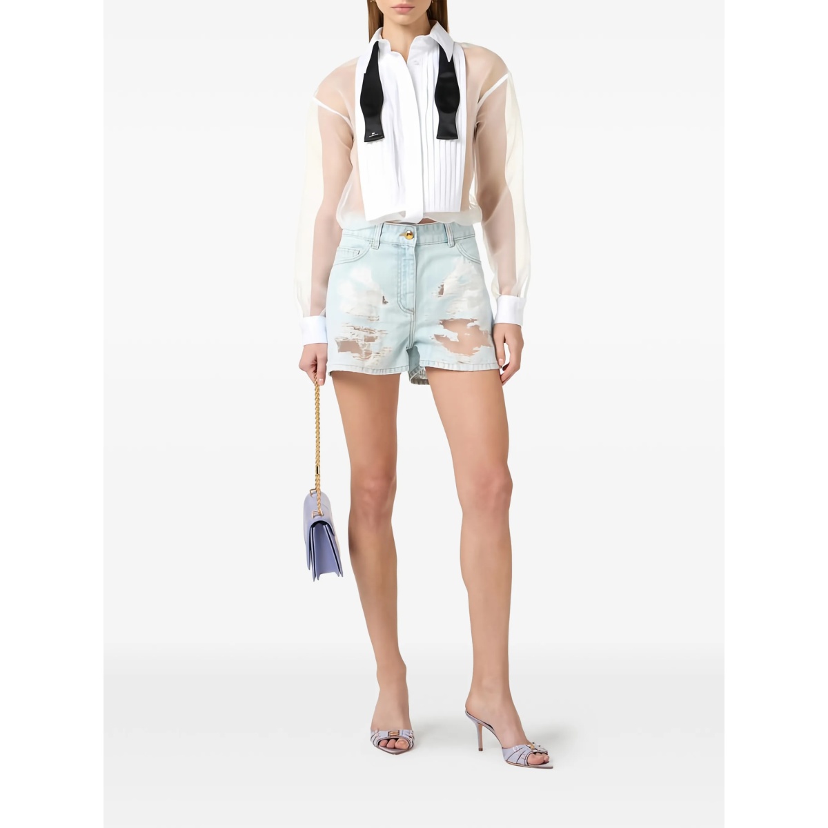bib distressed romper suit - Img 2