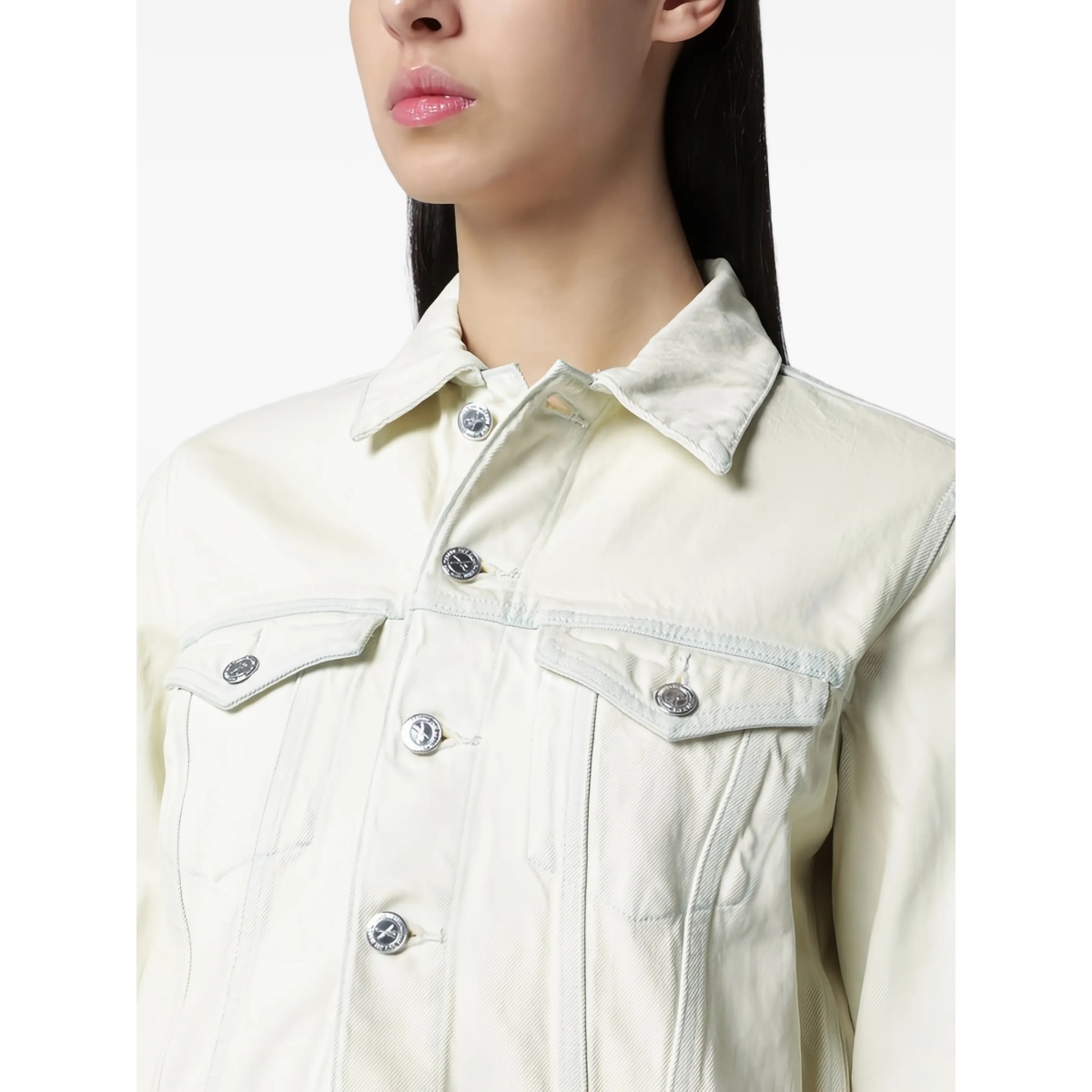 bleached denim jacket - Img 4