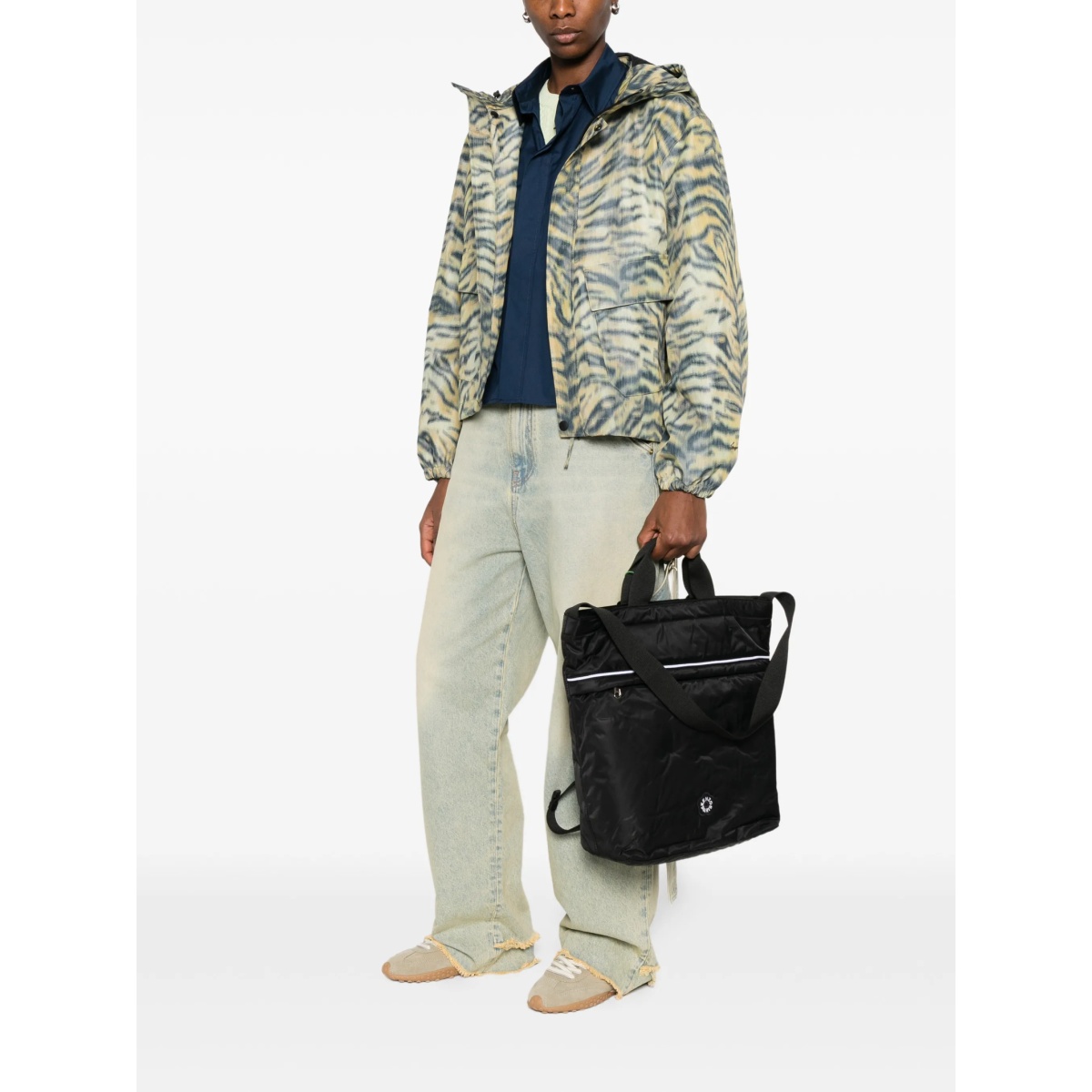 Boke Flower 2.0 quilted shoulder-strap tote bag - Img 2
