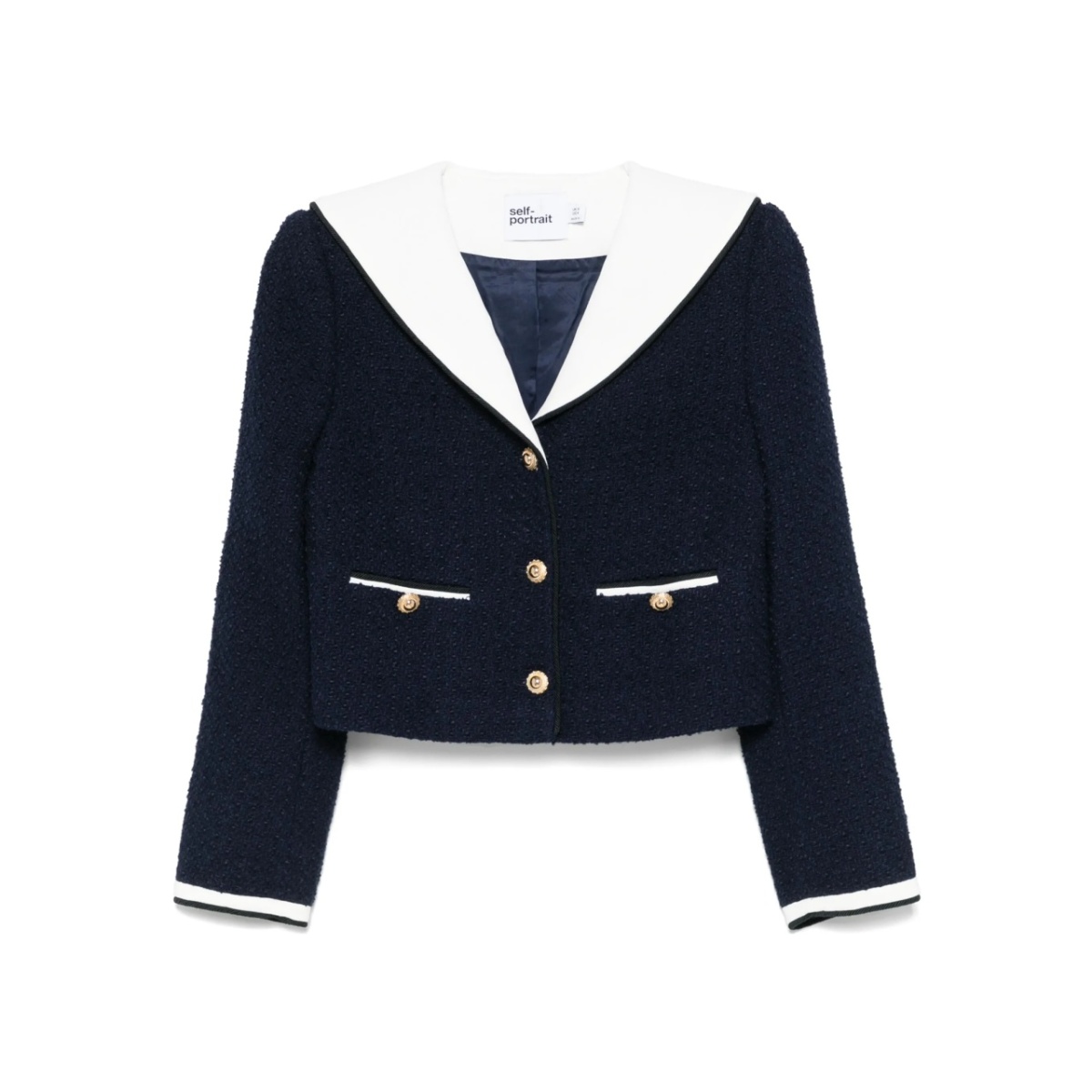 bouclé cropped jacket