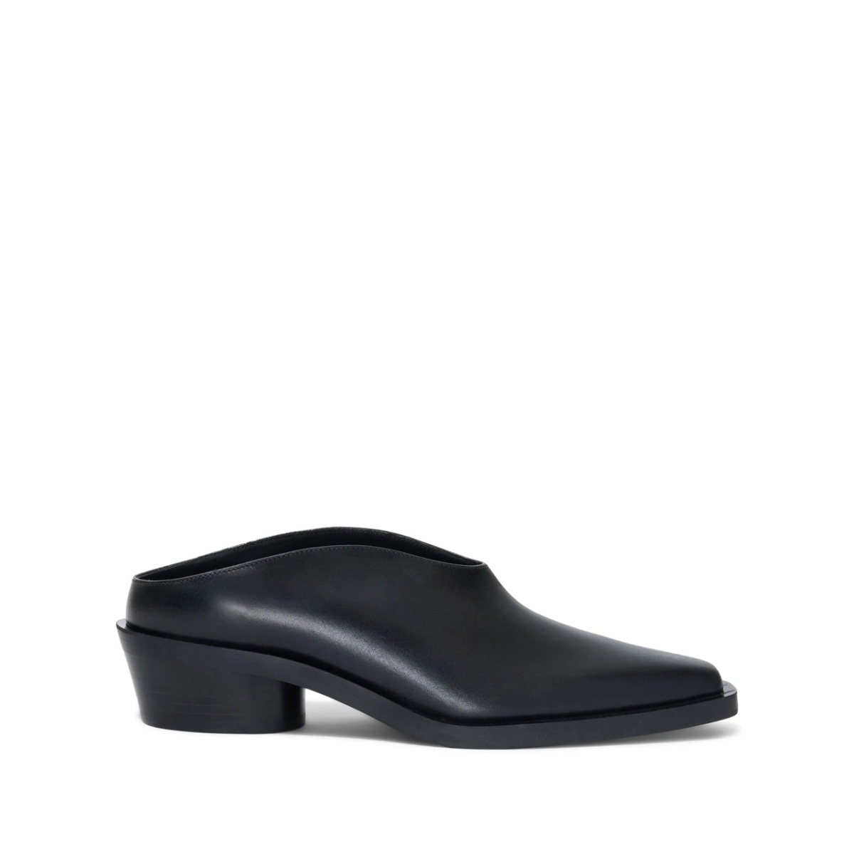 Bronco leather mules