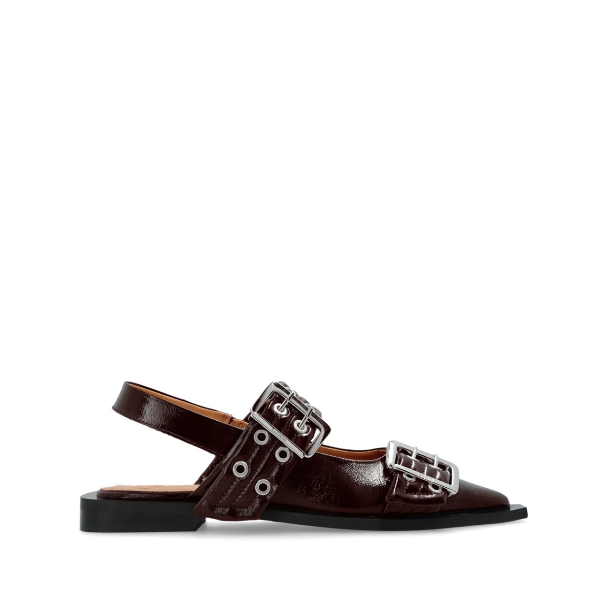 buckle ballerina shoes