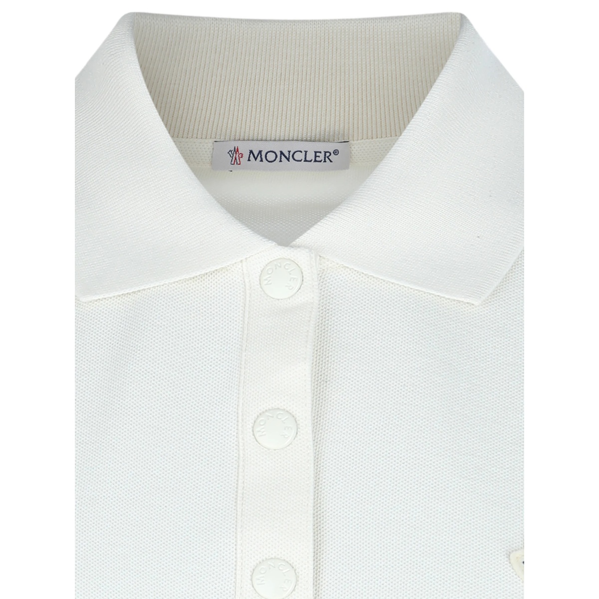 button logo patch T-shirt - Img 3