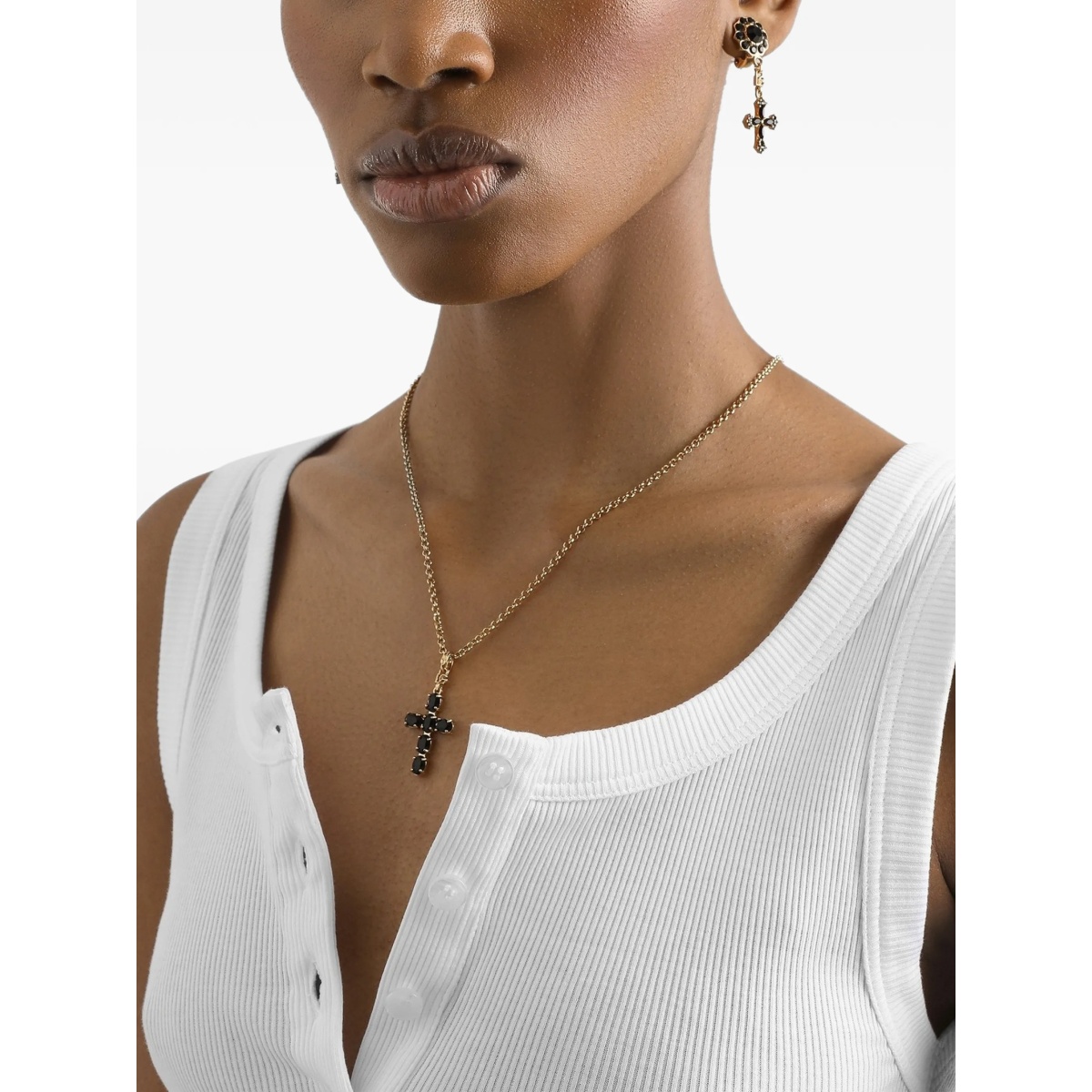 button ribbed tank top - Img 4