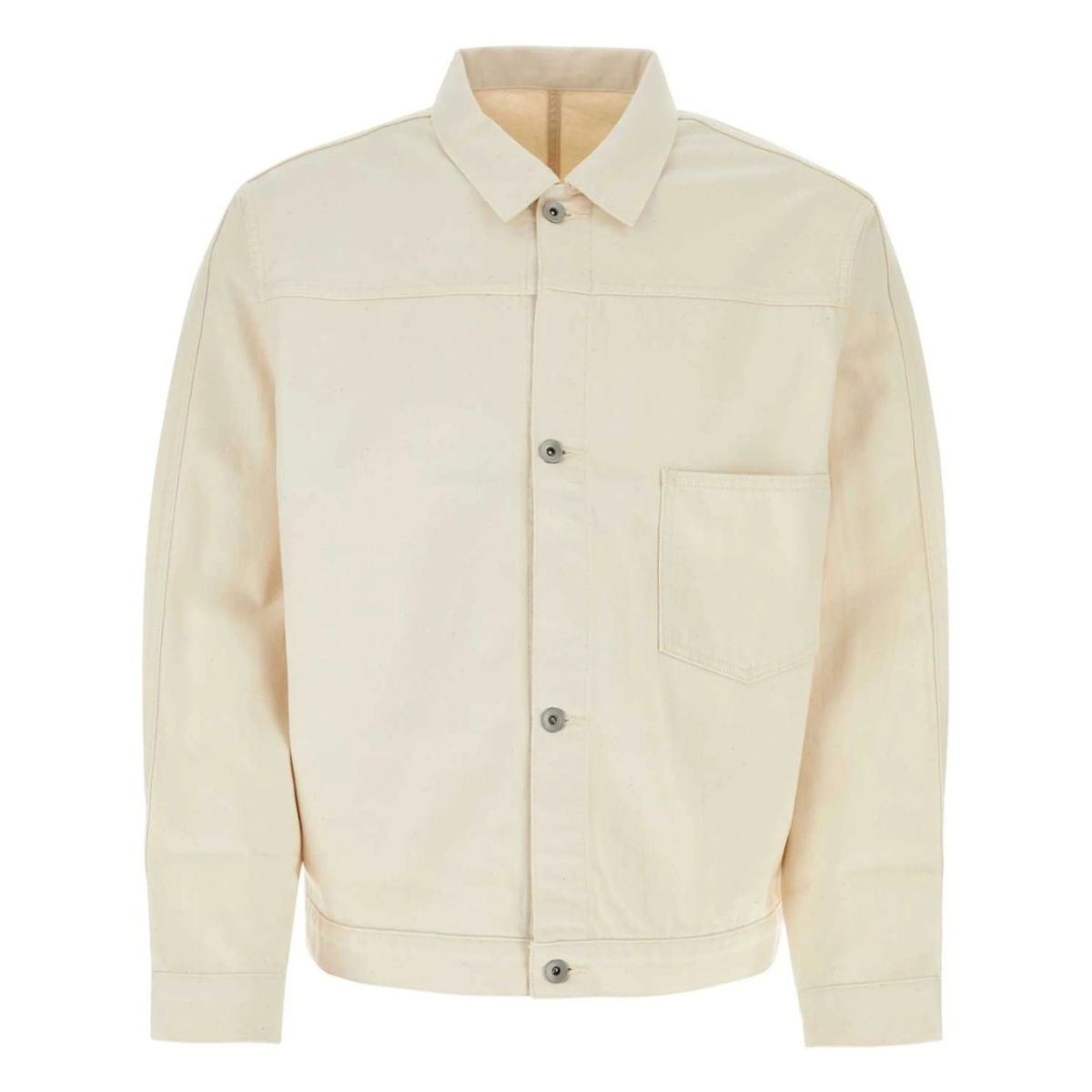 button-up classic-collar shirt jacket