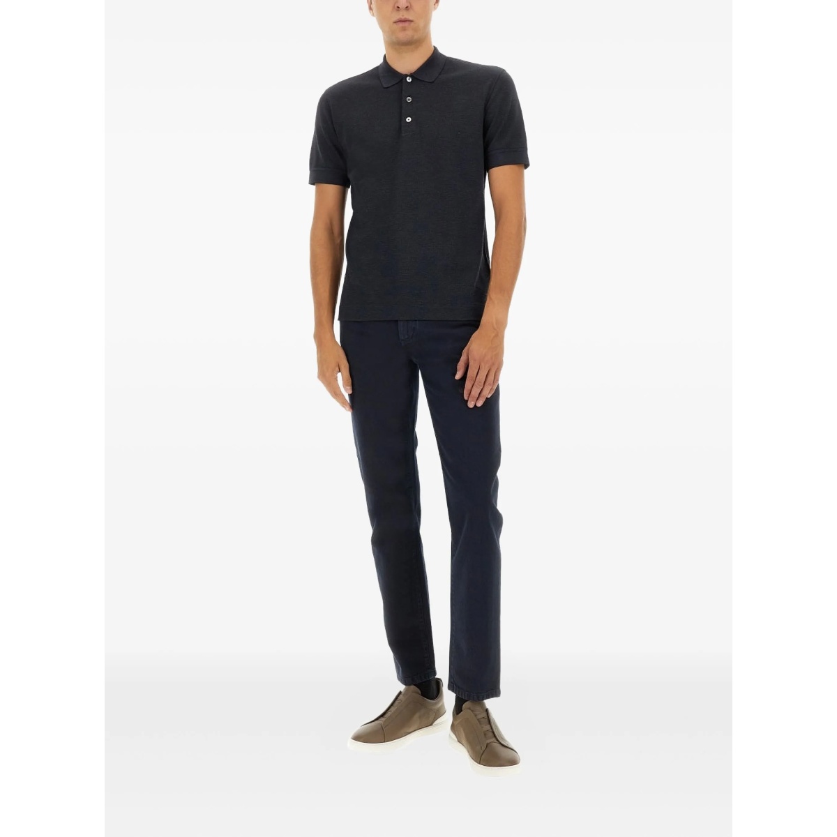 buttoned short-sleeve T-shirt - Img 2