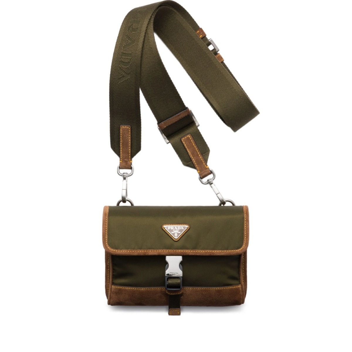 canvas flap shoulder bag