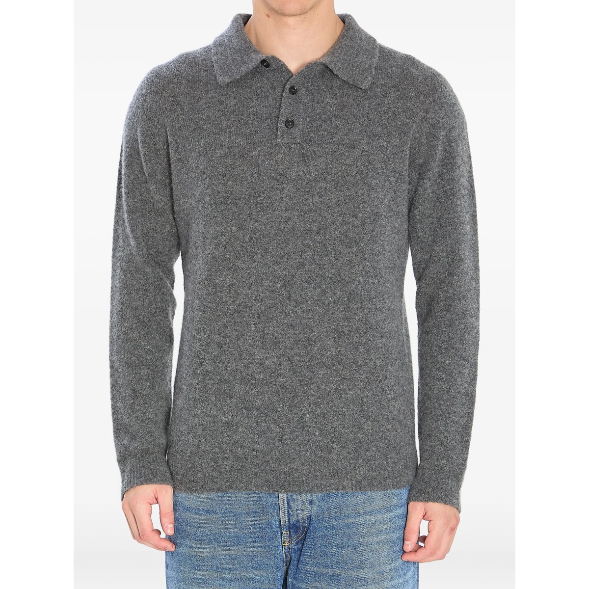 cashmere blend polo shirt