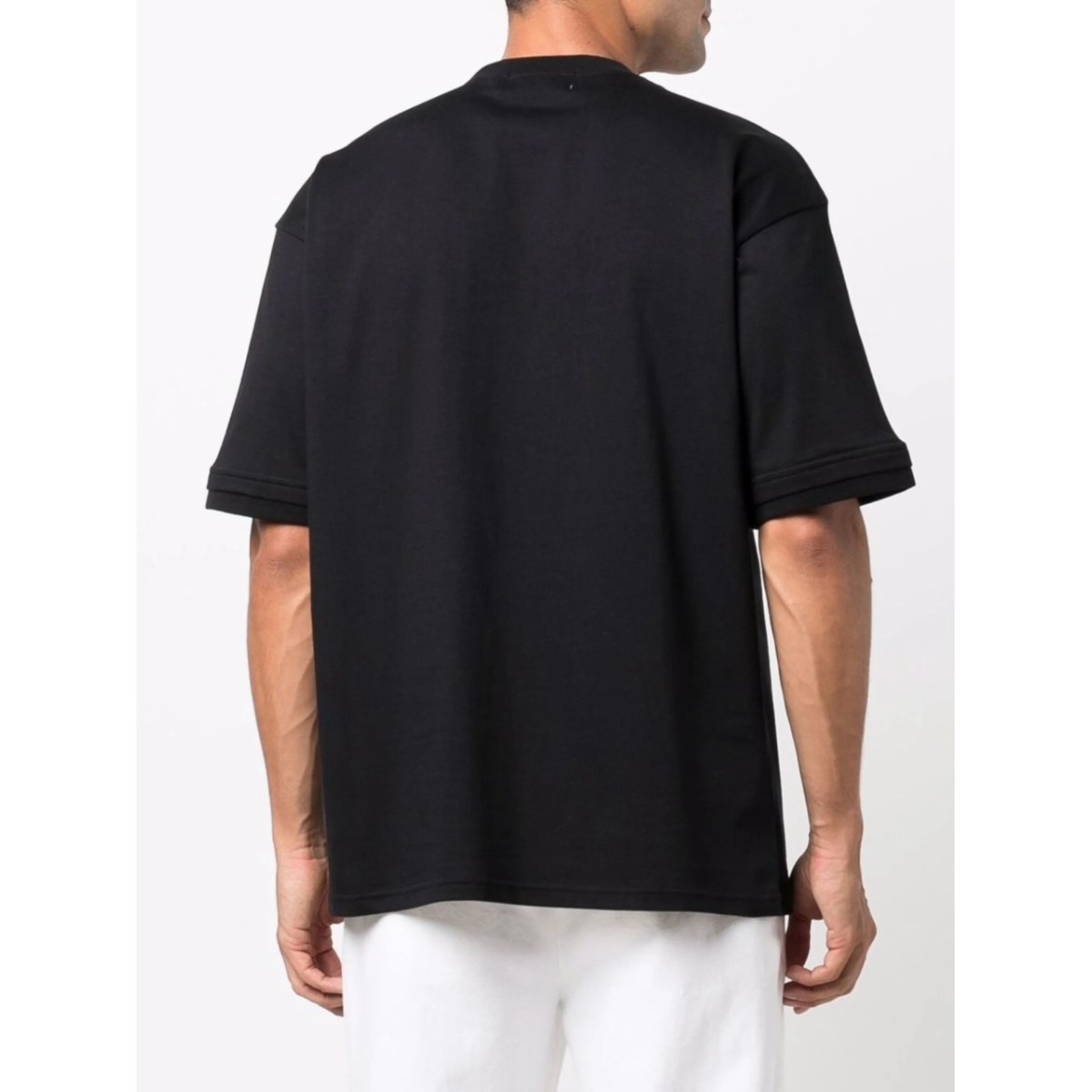 chain-link collar T-shirt - Img 5