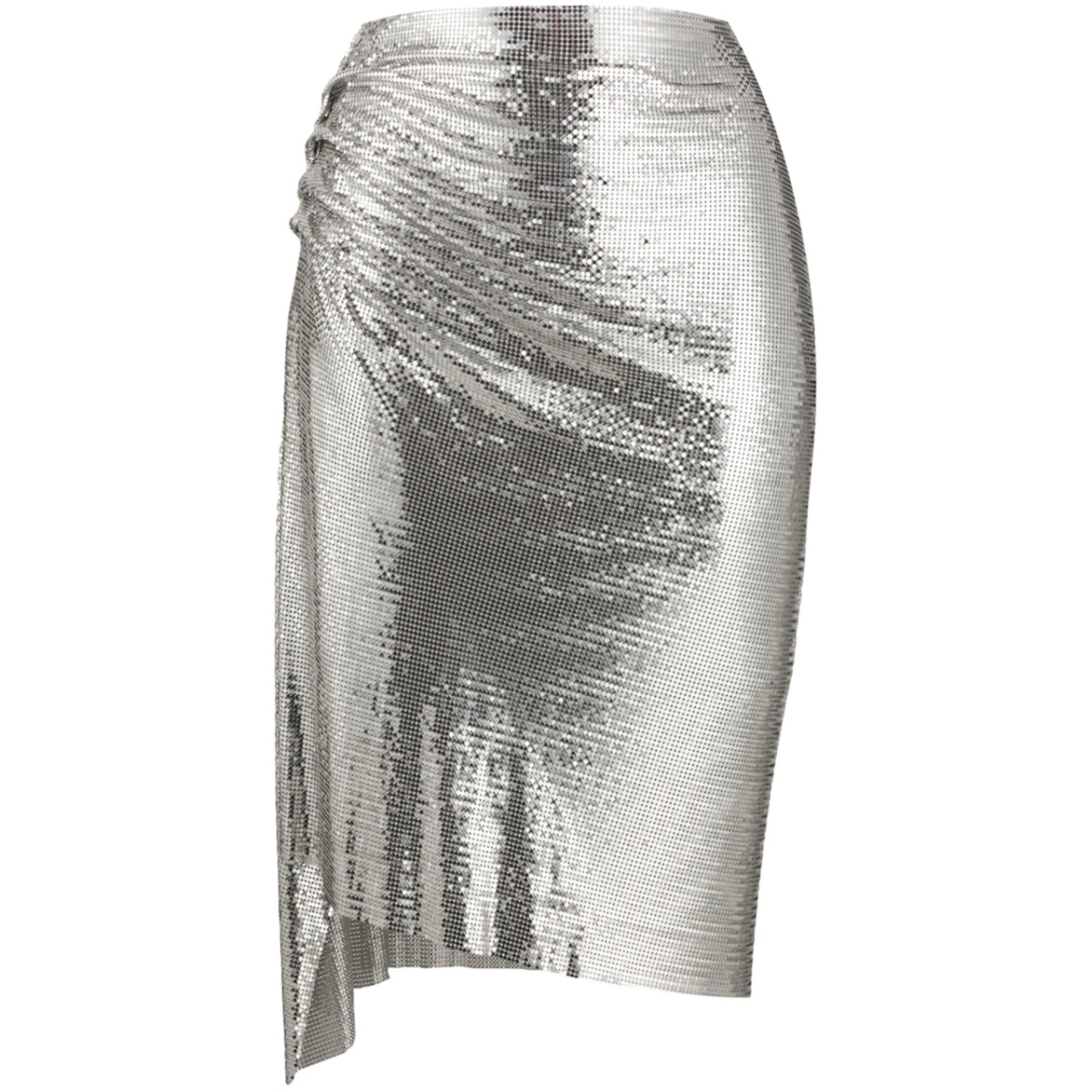 chainmail ruched skirt