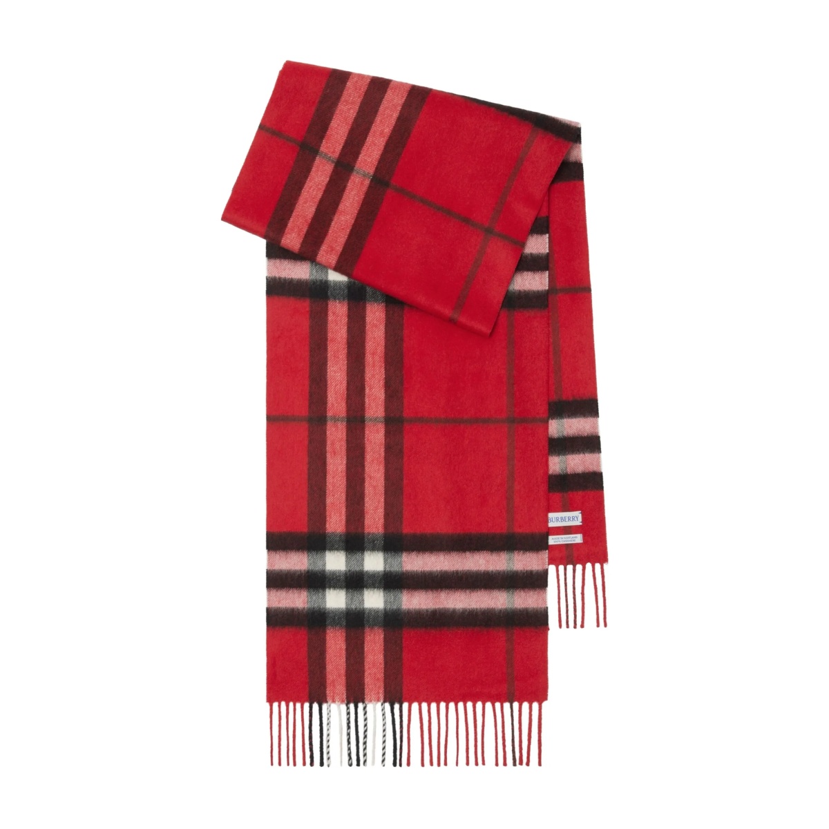 checked cashmere scarf