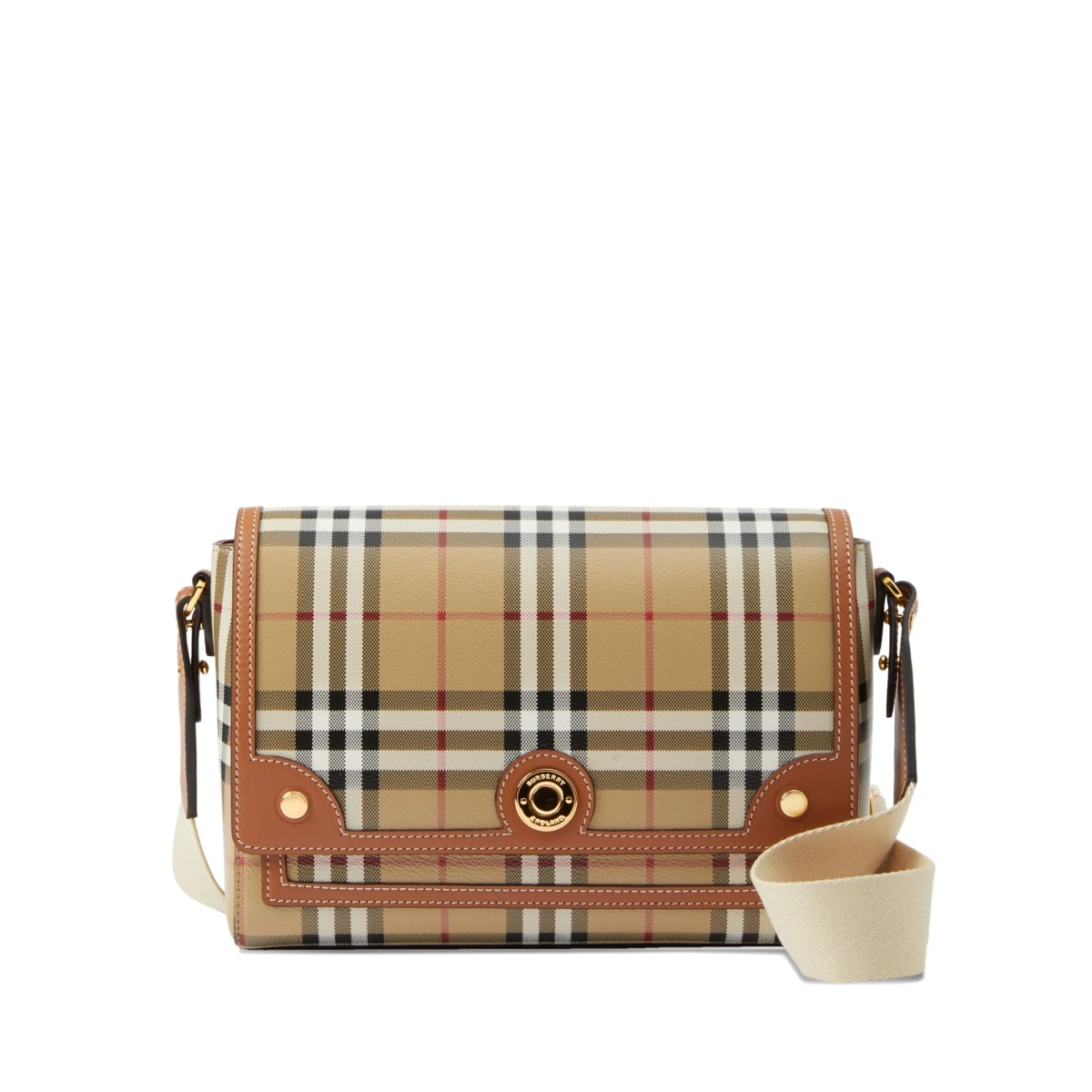 checked cross body bag